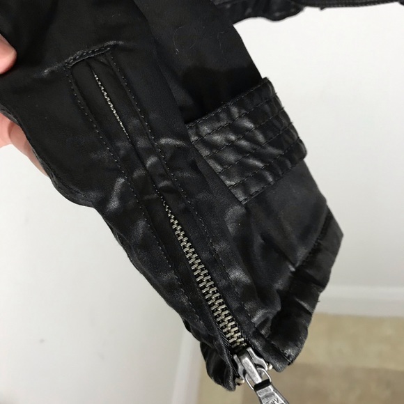 John Varvatos Asymmetrical Coated Jacket - Picture 5 of 14